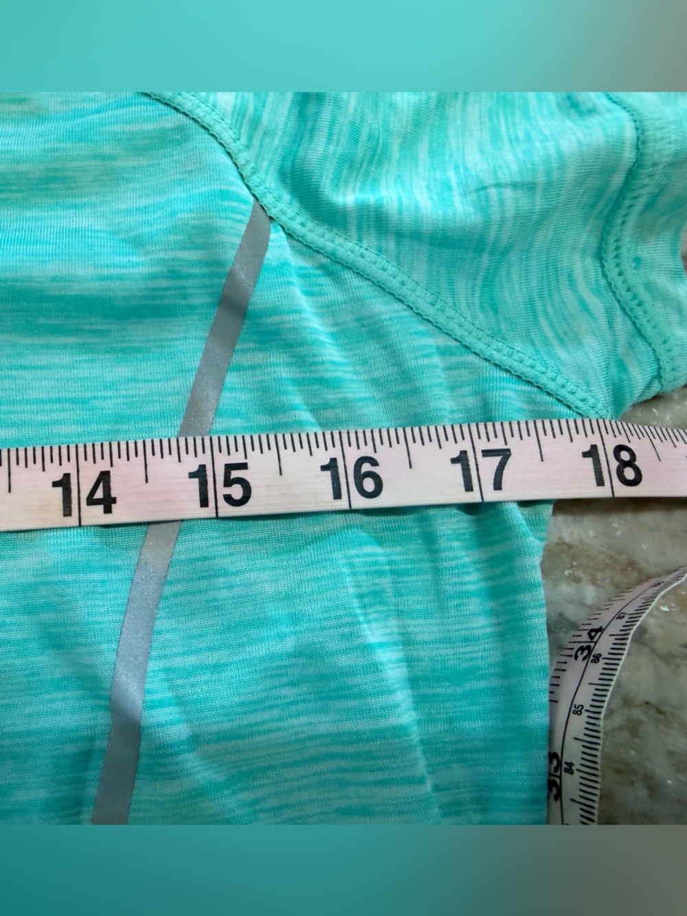 Reebok Mint Green Athletic Tee Womens Small Performance Workout Top - Picture 5 of 9